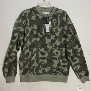 G-Star Raw Brush Camo Crew Neck Sweatshirt!